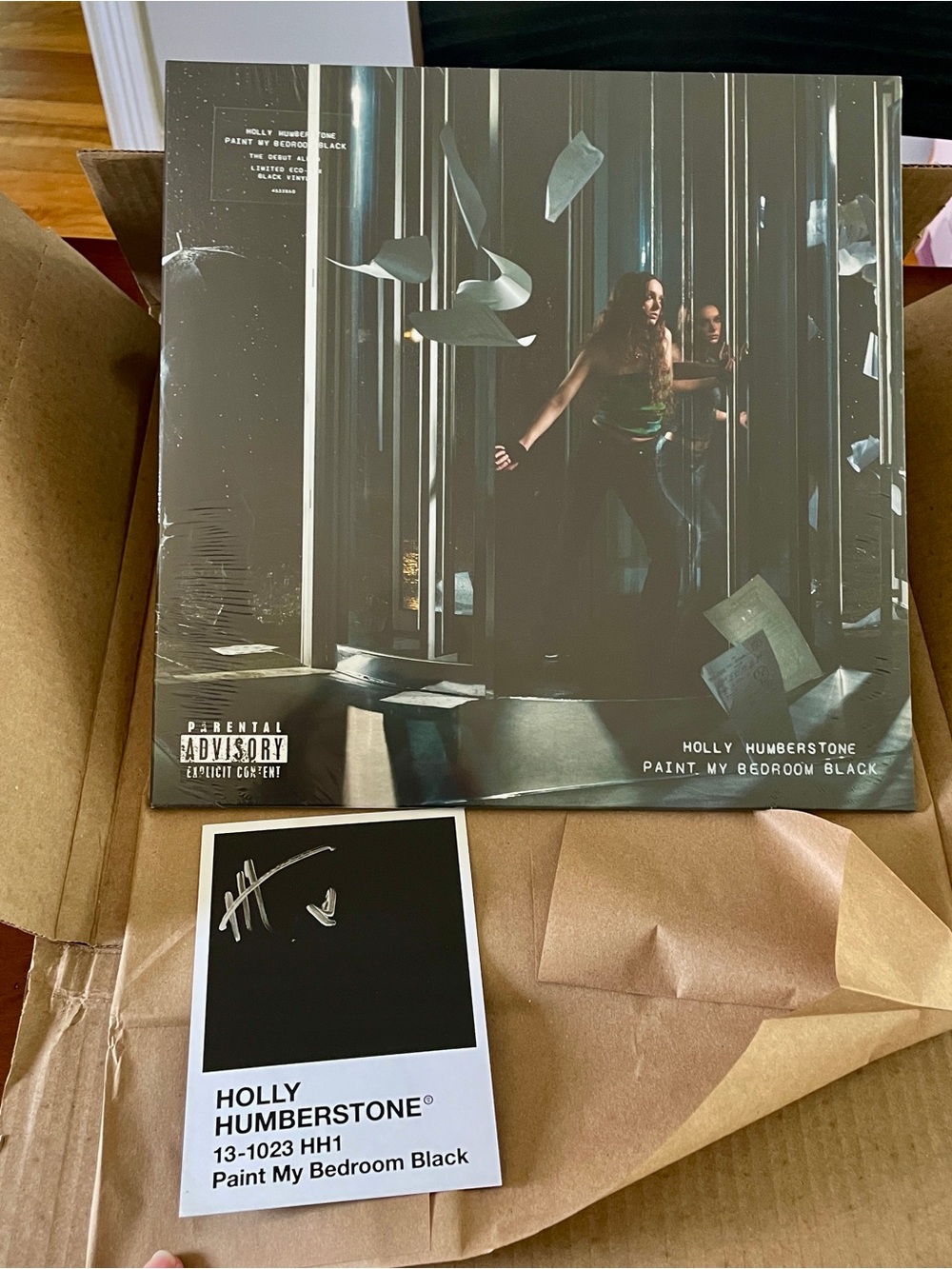 SIGNED!  Holly Humberstone "Paint My Bedroom Black" Vinyl with SIGNED Art card